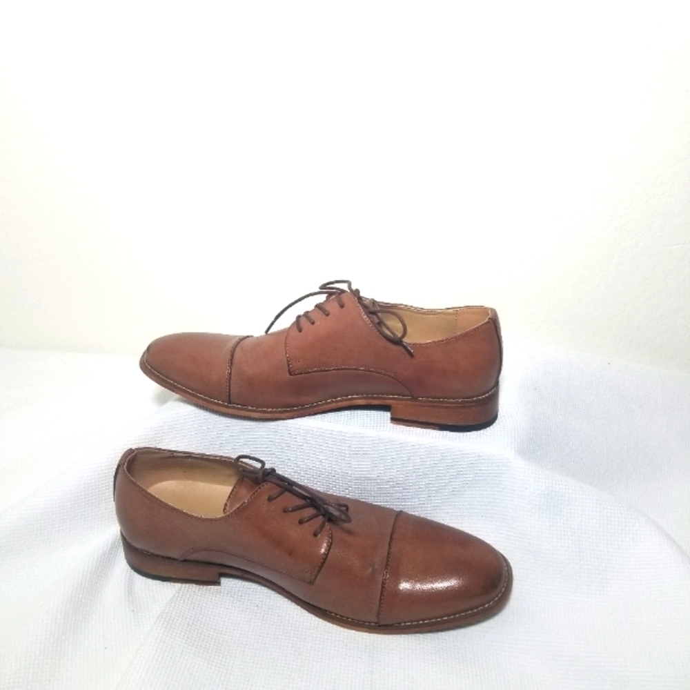 Men's Brown Leather Dress Shoes